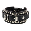 Black Leather Wristband Rivet Adjustable Bracelet Cuff Gothic Punk Bracelets Women Men Spikes Stud Bangle Rock Unisex Jewelry - Image 6