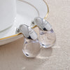 Transparent Water Drop Resin Earrings for Women Gold Plated Elegant Modern Design Earrings Party Jewelry Gifts - Image 10