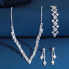 4/3 Pieces Of Wedding Season Women's Claw Chain Series Earrings, Necklaces, Bracelets, Jewelry Sets, Banquet And Holiday - Image 4