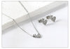 Necklaces Jewelry Sets For Women Girls Stainless Steel Pendant Necklaces And Earrings 2 Pieces Sets Wedding Party Jewelry Gifts - Image 59