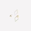 Minimalist Geometric Square Detachable Triangles Stud Earrings for Women Jewelry Accessories Party Gifts - Image 6