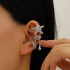 Copper Zircon Star C Shape Clip Earrings for Women Crystal Ear Cuff Without Piercing Girl Sweet Jewelry Accessories - Image 2