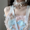 Sweet Lolita Pearl Lace Necklace Y2K Ribbon for Women Photo Shoot Bowknot Charm Choker for Girls Romantic Cute Style Jewelry - Image 5