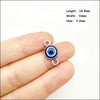 Palm Oval Flower Connectors Antique Silver Plated Blue Resin Eyes For Bracelets Charms Making Jewelry Hcjbab - Image 16