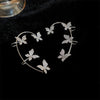 Star Butterfly Clip Earrings Female Crystal Tassel Ear Clip Earring Sparkling Zircon Ear Cuff Jewelry accessories - Image 21