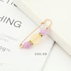 Imitation Pearl and Rhinestone Safety Pin Brooch with Multiple Designs - Image 51