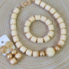 32inches 2Layers orange artifinal nigerian coral bead jewelry set wedding - Image 11