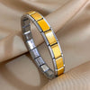 Simple Elastic Stainless Steel Bangles for Women Vintage Classic Heart Star Inlaid Rhinestone Bracelet Bangle - Image 9