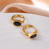 316L Stainless Steel Heart Water Drop Square Zircon Hoop Earrings For Women Men Personality Design Jewelry Gifts - Image 36