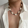 Ingemark Boho Ethnic Wooden Bead Conch Chain Necklace for Men Surfers Summer Ocean Beach Vacation Collar Neck Jewelry Gift - Image 7