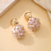 Flower Petal Beads Big Round Drop Earrings For Women Long Earrings Handmade Jewelry Gift boho - Image 10