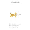 1PC Multiple Styles Silver Gold Plated CZ Huggie Hoop Earrings Women Cartilage Helix Piercing Jewelry - Image 18