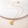 Spiral Swirl Pendant Necklace Stainless Steel Gold Color Women Neck Chain Choker Geometric Jewelry Birthday Gift - Image 4