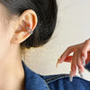 Shiny Rhinestone Snowflake Clip Earrings for Women No Perforation Geometric Ear Cuffs Christmas Jewelry Gifts - Image 11