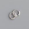 Geometric Hoop Earrings 12mm 14mm or 18mm - Image 6