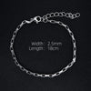for Pendant Stainless Steel Box Chain Necklace Men Women Silver Color Classic Link Choker Necklaces Jewelry Gi - Image 7