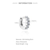 1PC Sparkling Piercing Stud Earrings Silver Shining Circle Earring For Women Ear Bone Earring Jewel - Image 30