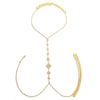 Rhombic Rhinestone Cross Bra Chain Harness Bikini Clothing Festival Accessories Sexy Bra Chest Chain Body Jewelry for Women