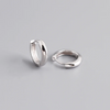 Silver Simple Matte Bohemian Round Ear Buckle for Women Punk Unisex Rock Hoop Earring Jewelry Accessories - Image 39