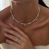 Minimalist Imitation Pearl Tassel Necklace - Image 11