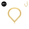 316L Medical Stainless Steel Drop Nose Ring Punk Earrings Men's And Women's Piercing Jewelry Love Heart Septum Ring - Image 7