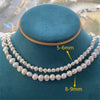 Baroque Freshwater Pearl Choker Necklace for Women Girl Gift AA 5-6mm 8-9mm Pearl Jewelry Necklace - Image 4