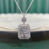 Geometric Cubic Zirconia Pendant Necklace for Women Temperament Female Wedding Neck Accessory Party Jewelry - Image 8