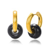 Stone Drop Earrings for Women Stainless Steel Gold Color Opal Round Earrings Wedding Christmas Jewerly Gift - Image 18
