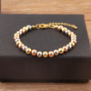 Classic Simple Copper Round Bead Bracelet Gold/Silver/Rose Color Women Adjustable Bangle Jewelry Accessories Birthday Gift - Image 8