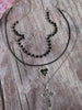 3pcs Vintage Gothic Style Black Pearl Flower Heart Cross Necklace Set, Y2K Necklace Jewelry Set For Women - Image 4