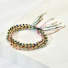 Small Gold Color Miyuki Beads Bracelet for Women Stone Faceted Beads Dainty Bracelets Adjustable Jewelry - Image 1