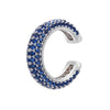 Clip On Cuff Earrings with Heart Star Cross and Rainbow Stone Designs - Image 21