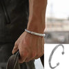 Punk Simple Silver Color Twisted Mobius Cuff Bangles Infinite Loop Bracelet Men\'s Casual Party Jewelry Gift - Image 11
