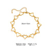 Hollow Korean Sweet Cute Love Statement Heart Chain Collar Jewelry Choker Necklace for Girlfriend Women Gift Cosplay - Image 7