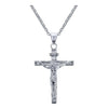 Crucifix Jesus Christ Men Jewelry Gold Brown Silver Color Metal Cross Pendant With Neck Chain Necklaces For Women - Image 8
