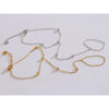 Stainless Steel Zircon Beads Back of Hand Chain Finger Bracelet Chic Sexy Jewelry Gift - Image 4