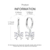 Silver Earrings Women Sparkling Ribbon Zirconia Drop Earring For Anniversary Wedding Jewelry Gifts - Image 4