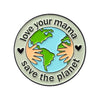 Love Earth Enamel Pins Plant Garland Heart Smile Planet Cat Brooches Lapel Badges Environment Protection Jewelry Gift For Friend - Image 21
