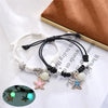 Luminous Beads Star Couple Bracelet For Women Men Charm Cat Flower Heart Key Lock Cross Matching Friend Bracelet Jewelry - Image 25