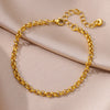 Anklets for Women Stainless Steel Gold Color Chain Anklet Female Summer Beach Accessories Foot Leg Bracelets Jewelry - Image 1