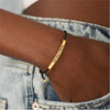 Inspirational Bracelet Spanish 'God Is in Control' Engraved Letter Bracelert for Women Men Bracelet Jewelry Gifts - Image 3