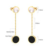 2PC/1pair Heart Love White Shell Drop Earring for Women Stainless Steel Hoop Earrings Romantic Valentine's Day Gift - Image 43