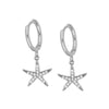 Crmya Cute Cubic Zirconia CZ Gold Silver Plated Hoop Drop Earrings For Women Dangle Earring Jewelry - Image 52