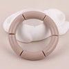 Colorful Acrylic Tube Bead Bangle with Elastic Fit - Image 24