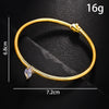 Women's Open Cuff Bangle Marquise CZ Stackable Bracelet Minimalist Adjustable Jewelry Wedding Gift for Women - Image 2