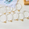 Dainty Imitation Pearls 26 Letters Initial Bracelet for Women Light Zircon Bow Pendant Bracelet Wrist Jewelry Gift - Image 2
