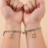 2Pcs/set Magnet Couple Bracelets Heart Attraction Bracelet Stainless Steel Charm Simple Cuban Chains Key Lock Jewelry Gifts - Image 13