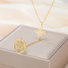 Double Amulet Protection Necklace Witch Knot Pentagram Tetragrammaton Stainless Steel Protection Jewerly - Image 6