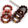 Acrylic Geometric Bead Bracelet with Elastic Stretch Fit - Image 4