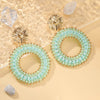 Big Water Drop Shape Drop Earrings For Women Colorful Beads Handmade Threading Crystal Long Earrings Jewelry Gift - Image 11